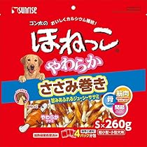 Amazon.co.jp: ゴン太 ゴン太のササミ巻き巻き やわらかガム極細 56本